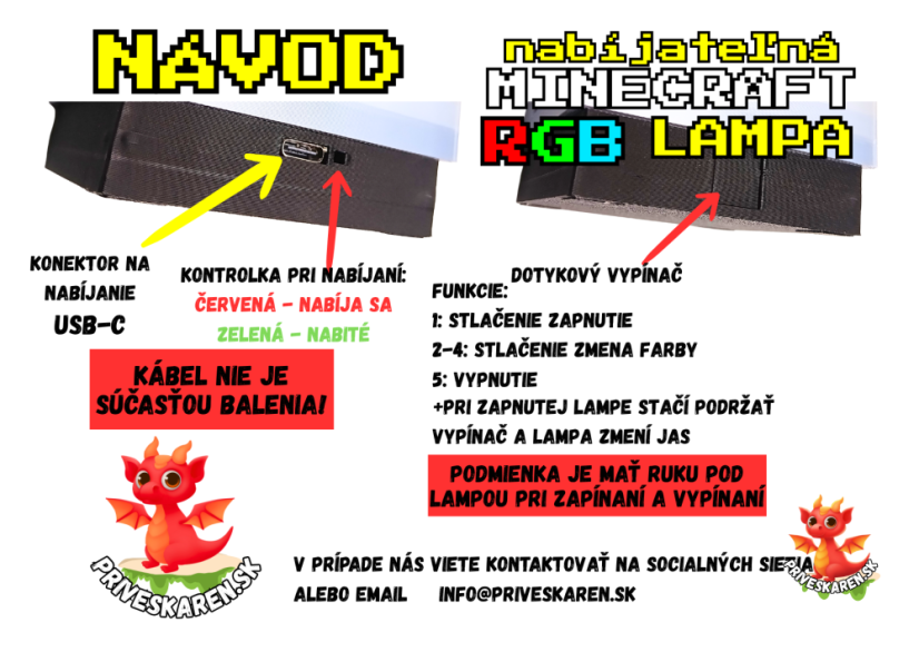 MC RGB Lampa