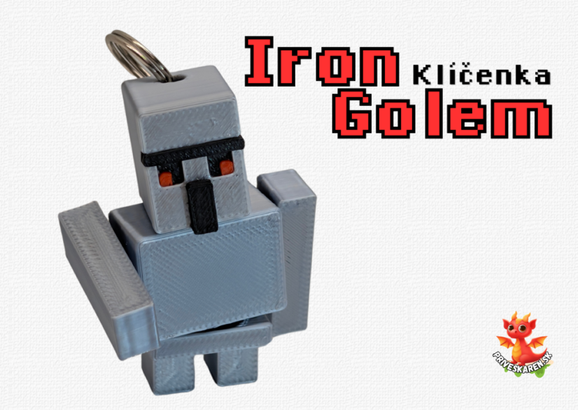 Iron Golem - kľúčenka