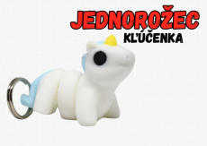 Jednorožec (Modrý) - kľúčenka