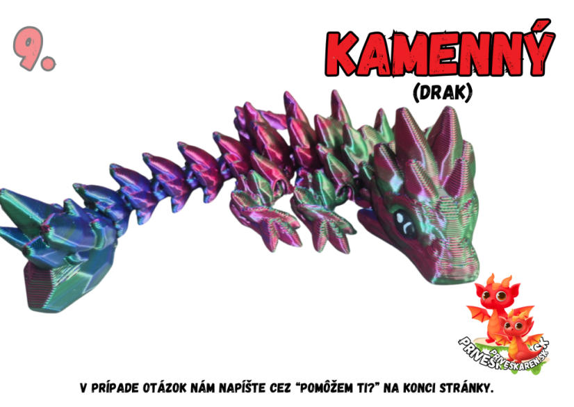 Kamenný (drak) - Farba produktu: 5