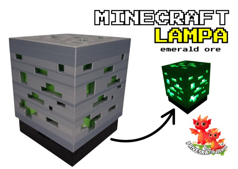 MC Emerald ore Lamp