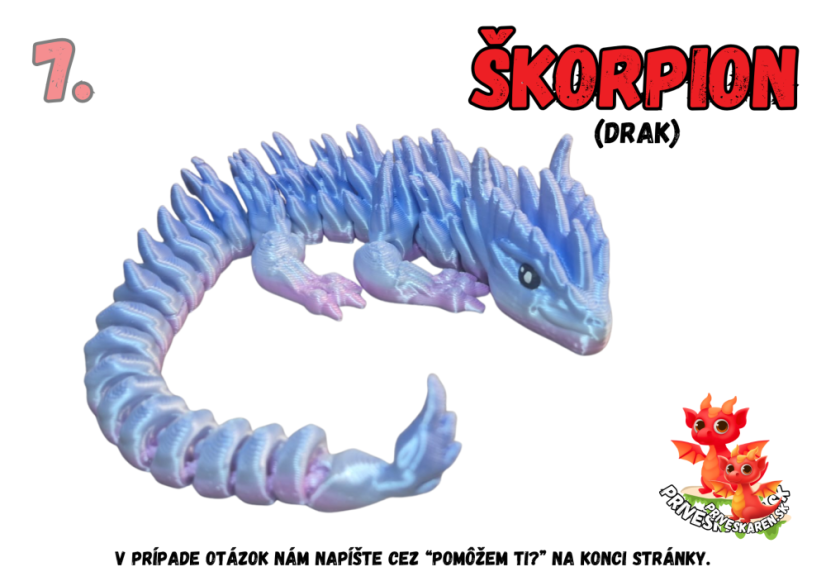 Škorpion (drak) - Farba produktu: 8