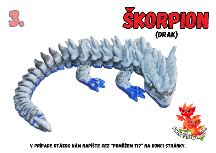 Škorpion (drak) - Farba produktu: 8