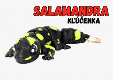 Salamandra - kľúčenka