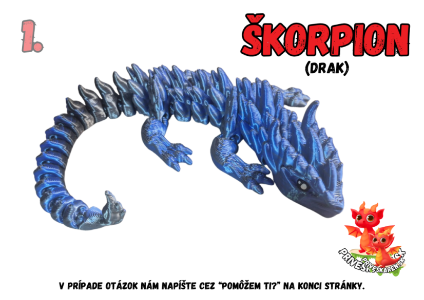 Škorpion (drak) - Farba produktu: 5