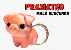 Ružové Prasiatko - Malá kľúčenka