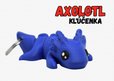 Axolotl (Modrý) - kľúčenka