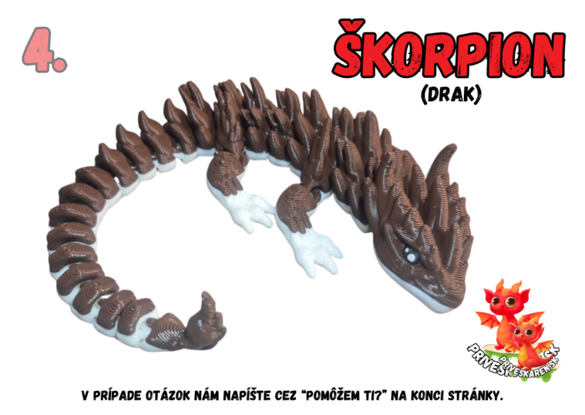 Škorpion (drak) - Farba produktu: 8