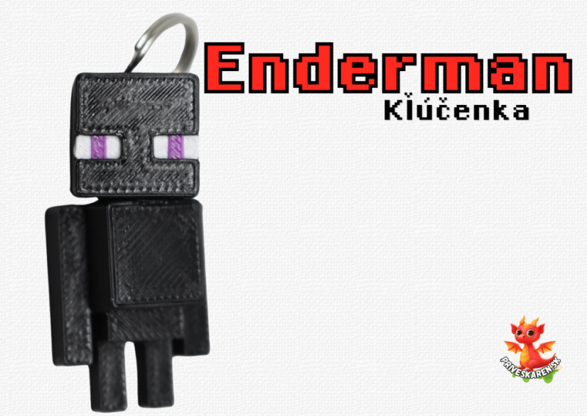 Enderman - kľúčenka