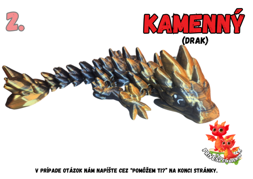 Kamenný (drak) - Farba produktu: 5