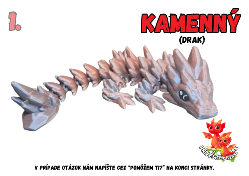 Kamenný (drak) - Farba produktu: 5