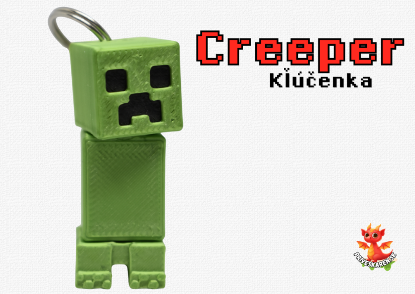 Creeper - kľúčenka