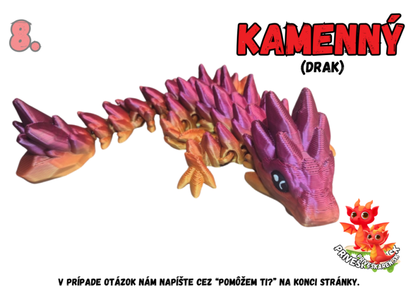 Kamenný (drak) - Farba produktu: 2