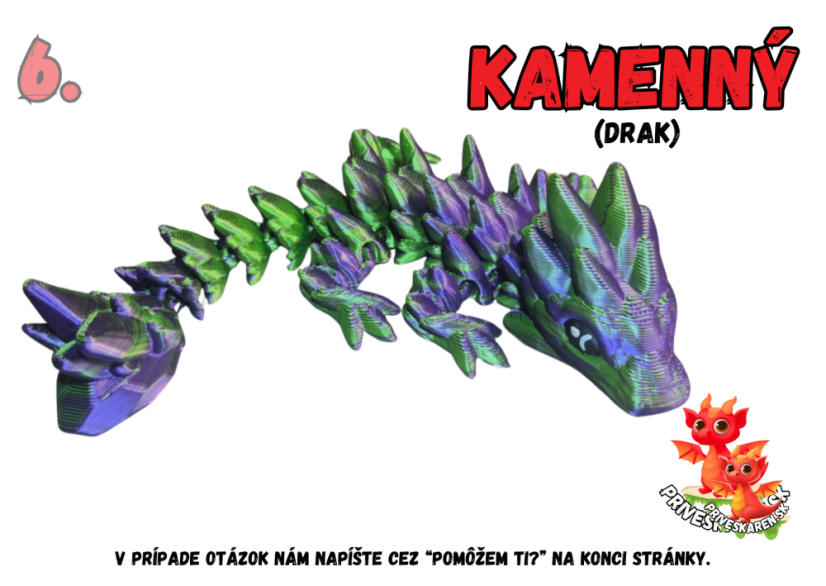 Kamenný (drak) - Farba produktu: 5