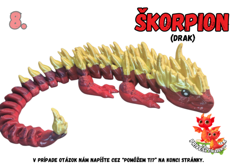Škorpion (drak) - Farba produktu: 8