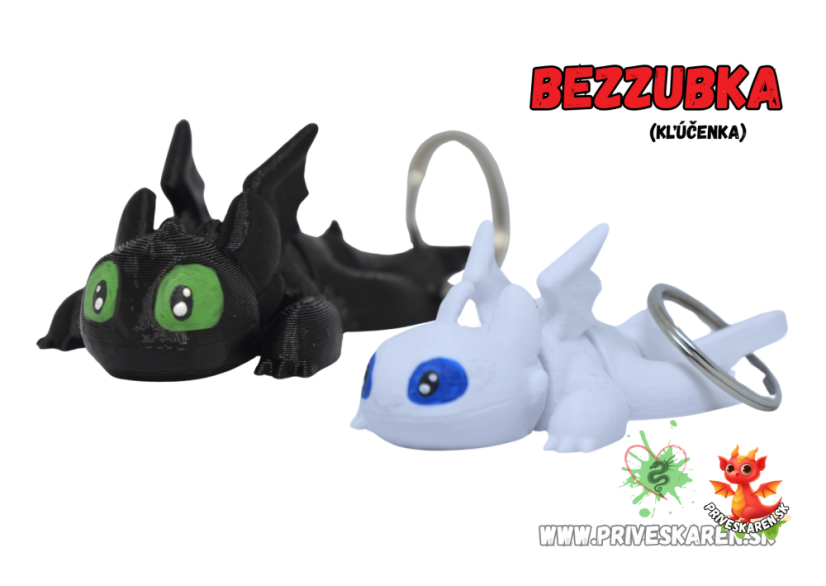 Bezzubka dráčik (Kľúčenka)