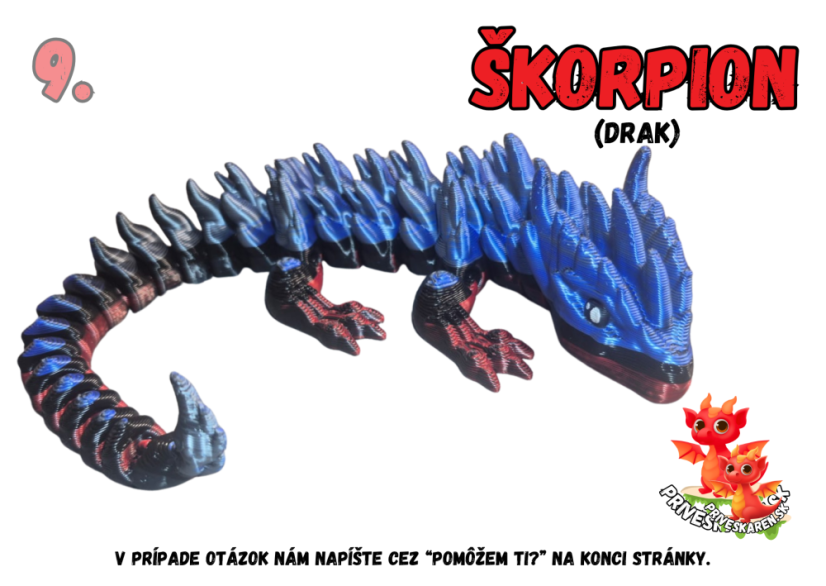 Škorpion (drak) - Farba produktu: 8