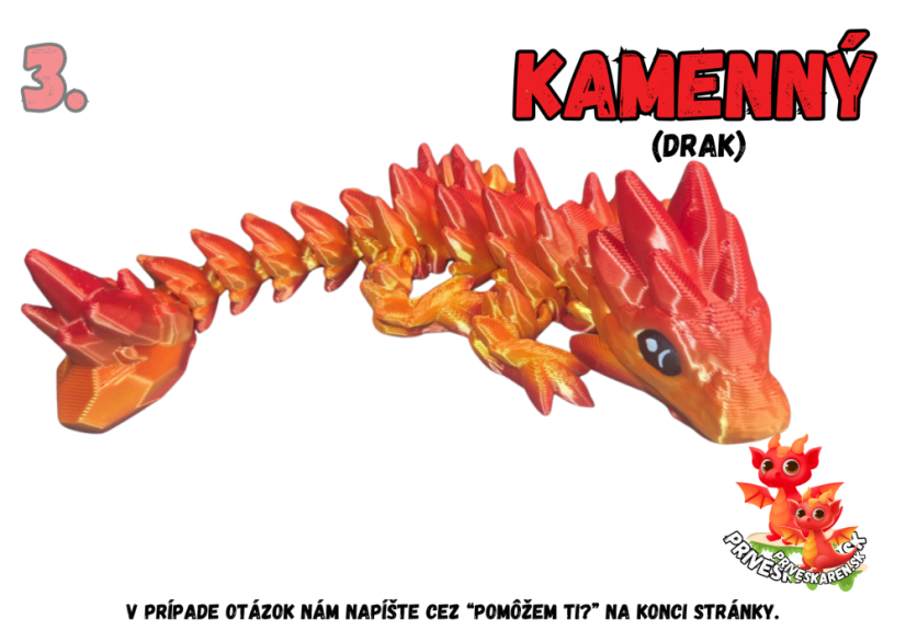 Kamenný (drak) - Farba produktu: 5