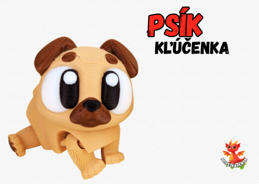 Psík - kľúčenka