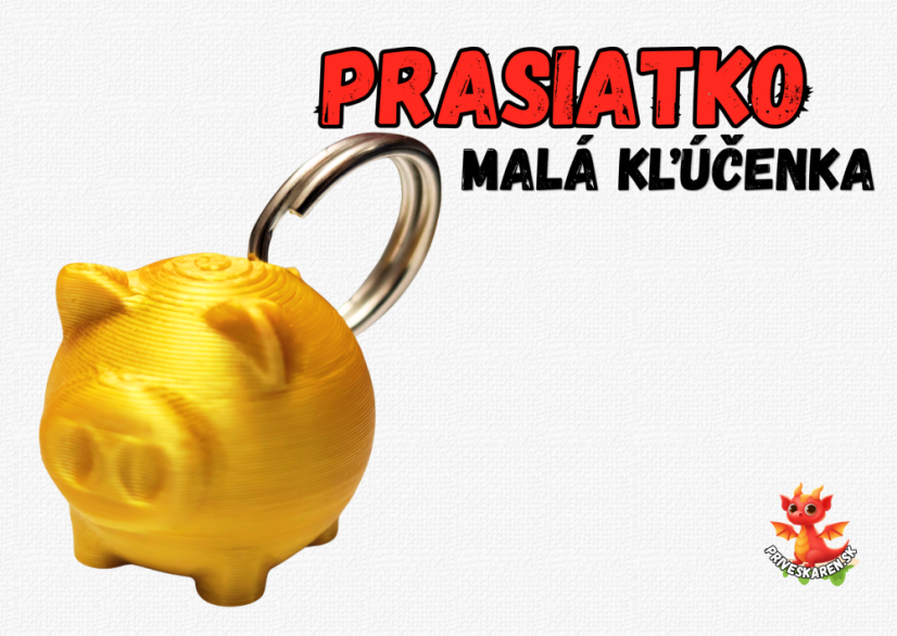 Zlaté Prasiatko - Malá kľúčenka - Aký balíček?: 1  kus