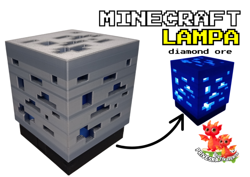 MC Diamond ore Lamp