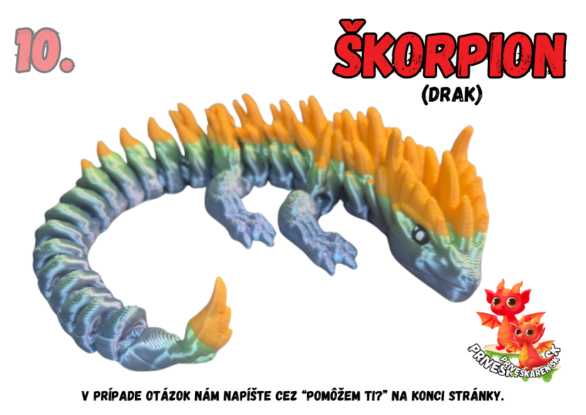 Škorpion (drak) - Farba produktu: 5
