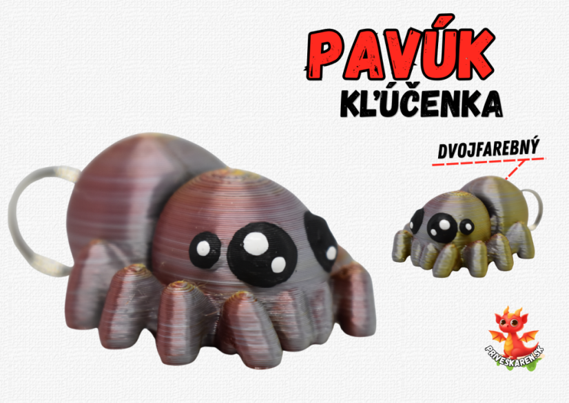 Pavúk - kľúčenka