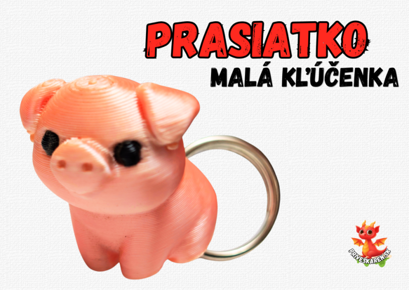 Ružové Prasiatko - Malá kľúčenka