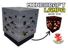 MC Gold ore Lamp