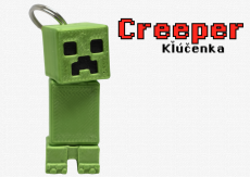 Creeper - kľúčenka