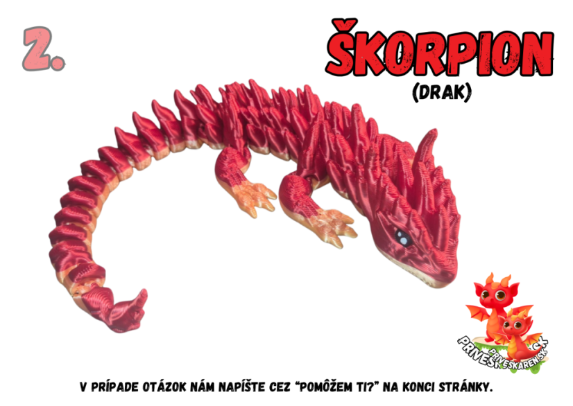 Škorpion (drak) - Farba produktu: 8
