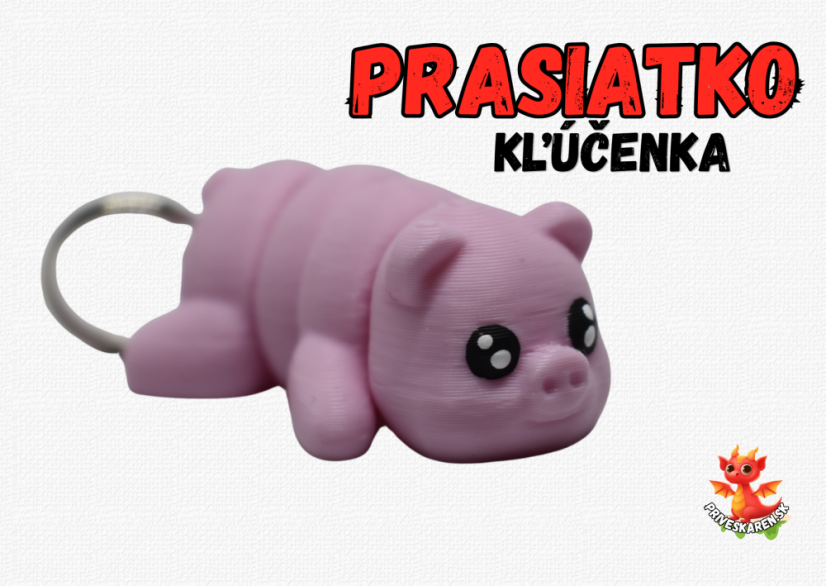 Prasiatko - kľúčenka