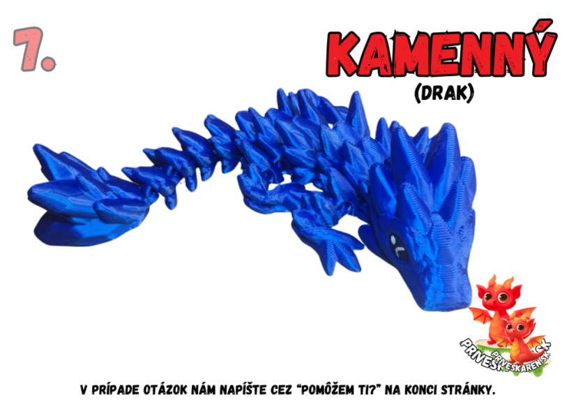 Kamenný (drak) - Farba produktu: 5