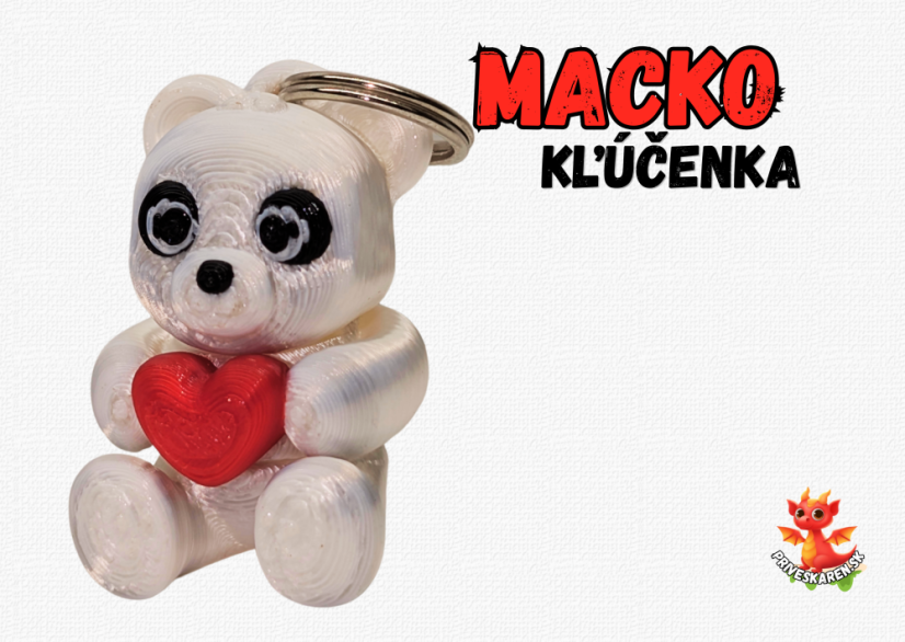 Macko - kľúčenka